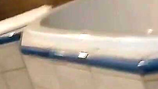 Backstage "she Peed and Wiped Her Wet, Hairy Pussy