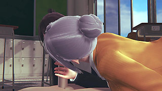 Two Teachers Have Sex In The Classroom +18 3D Hentai Full Animation