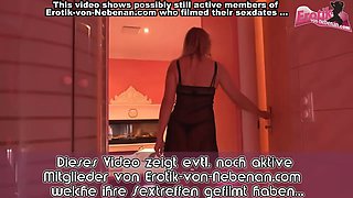 German beginner blonde teenage meets a user for the first ever time and they make a porno