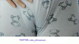 Cameltoe- Swollen Pussy- Masturbate with Pajamas