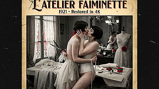 L 'atelier Faiminette 1921 Rare French Silent Erotic Film Restored in 4K