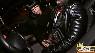 Pulled spex MILF on interracial affair