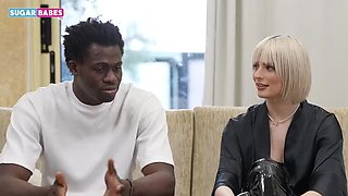 Christy White First BBC Interracial with Big Black Cock - Petite Blonde Teen Fucked Hard