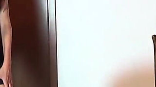 Sexy Femdom Mistress Dominates Naked Slave with Whip