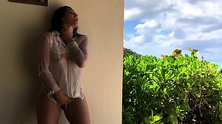 Dani Daniels Public Beach Shower Solo