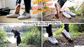 Dirty Feet and Dirty Shoes Soles - Dust, Mud & Pond Water for You to Lick - Mistress Julia