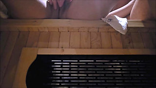 He fucked me in the infrared sauna - cum in public