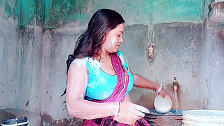 Indian Stepbrothers Share Their Husband's Huge Cock and Have a Threesome- Yasmina Khan- Mia a