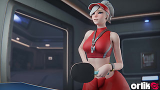 Mercy's Tennis Match - Tight Pussy on the Line Vs BBC - 3D Overwtach Porn
