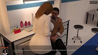 Hot MILF Gets Creampie During Medical Exam - Gameplay Part 3