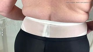 Hot British Granny in Lingerie & Stockings - Sandra's New Panties & Massive Tits