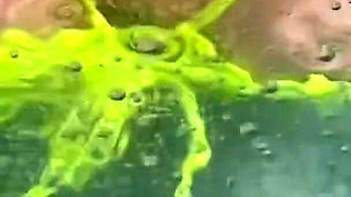 Artemisia Love Flashing Her Perfect Big Tits Underwater and Smoking a Cigarette