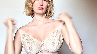 Great Big Boobs On Masturbating Redhead