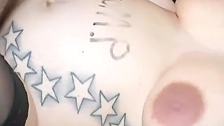 Pregnant Jessy Prego and young Sub Lisa provide their Holes for a Bukkake Party