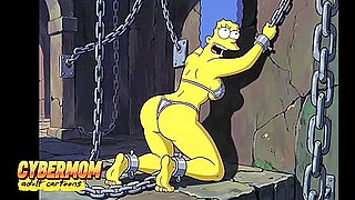 Top-10 Cheating Best Cartoon Compilation. Porn Parody Animation - Marge Simpson