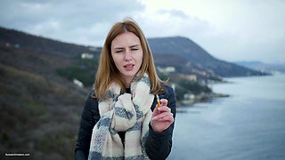 Coastal Smoke Moment Quiet Breeze Scenic View