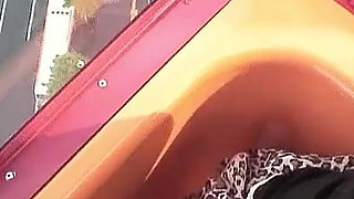 Japan teen filmed masturbating to orgasm in the car