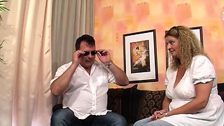 German mature housewife towed on the street