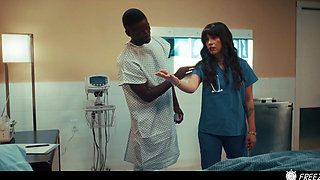 Nurse BBC Facefucked - Time Stop Interracial Freeze Porn