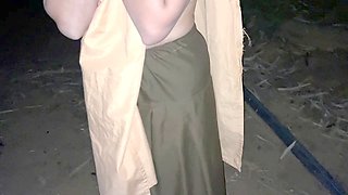 Desi college girl gets seduced and smashed in the jungle