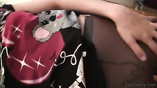 Pleasing dear's brunette scene