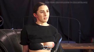 Maximilian Lomp Spanks Teen Slave Emilie's First Time BDSM Punishment Part 1