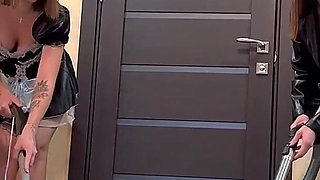 Vacuum Dust Frenzy: Two Women Clean up