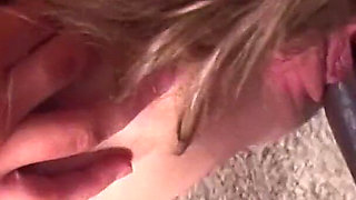 Two horny teens invite a thick black cock to fuck each other