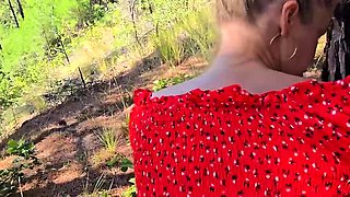 Cum in pussy, seduced by nudist honey on public beach -