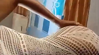 My friend Gasy alone in her room