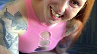 Allison Bloom Deepthroat And Hard Oiled Anal Fuck By