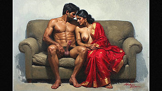 Bhabhi threesome sex with her neighbour uncle and his brother