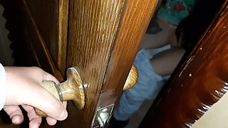 I Heard Moans From the Toilet and Spied on My Stepsister