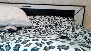 Daiana Prema Romanian Camwhore preparing to gape her pussy with a huge blue dildo