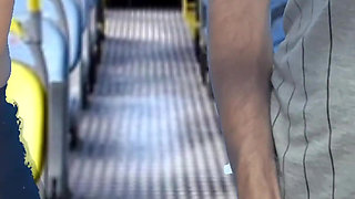 Warning! This Pervert Penetrates Girls From Behind on the Bus!!!