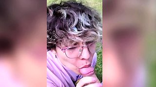 Amateur milf car outdoor handjob