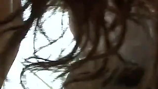 Hot ebony babe gets fucked hard outdoors