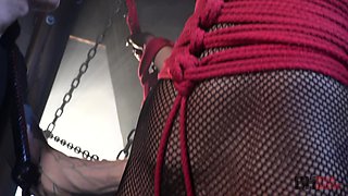 Raunchy hussy breathtaking BDSM sex movie