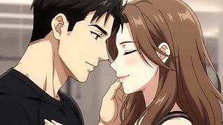 Gym trainer Seduce her client during exercise in gym