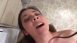 White teen hairy pussy and big black dick