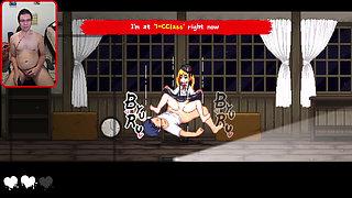 A Japanese schoolgirl fucks me hard and.... (Houkago no Onigokko Gameplay4)