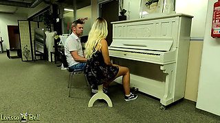 Perverted Piano Lesson! Piano Teacher Fucks Hard!