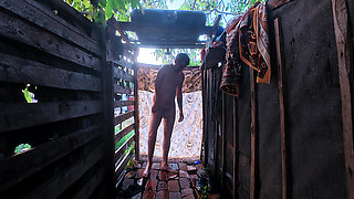 Outdoor Blowjob POV Muscular Guy