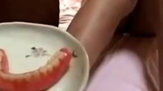 Big Black Cock Pounds Petite Japanese Granny Hard