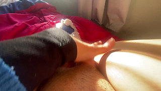 POV Argentina in the Sunlight - Intense Fingering, Clitoris and Real Moans