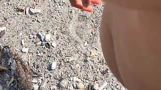 Outdoor dare in nature.