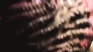 Ebony MILF Riding Creampie