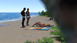 Perfect Housewife #36 Strangers Make Hot Wife Cums Hard on a Beach