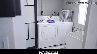 PovSis - Luxurious stepsis Skylar Vox gets interrupted by her nasty brutha (Dylann Vox)