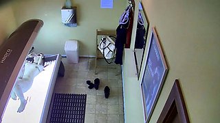 Sweet petite redhead pussy massage hidden cam fucking